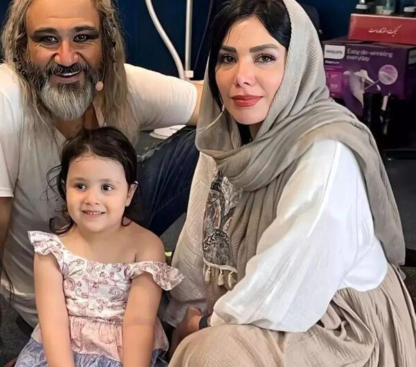 عکس های مهران غفوریان و دخترش