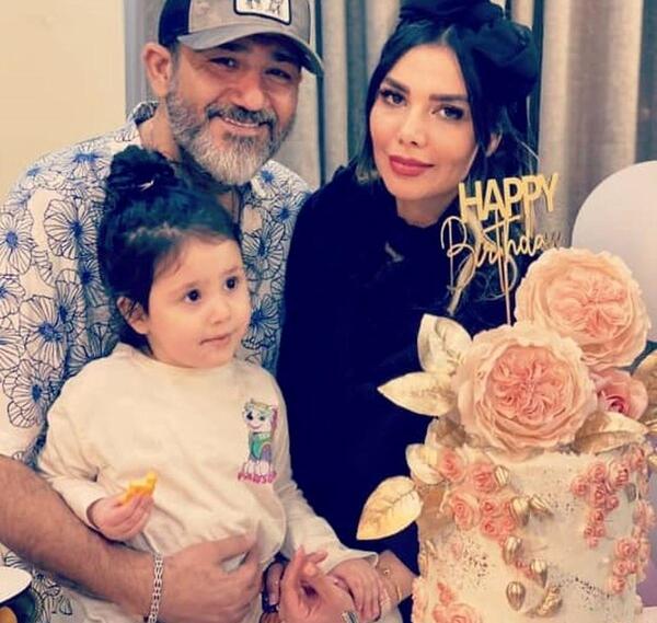 عکس های مهران غفوریان و دخترش