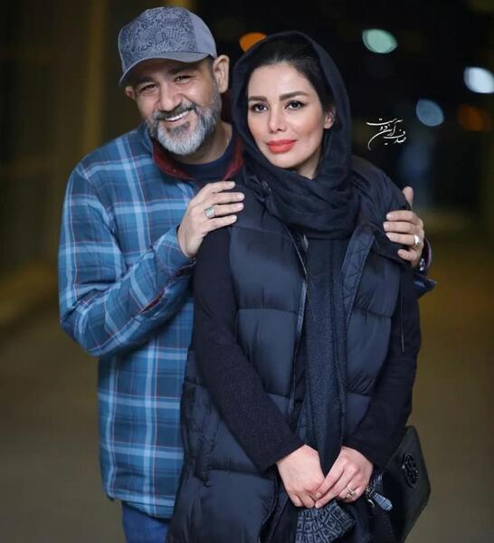 عکس های مهران غفوریان با همسرش