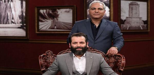 عکس مهران مدیری در برنامه دورهمی