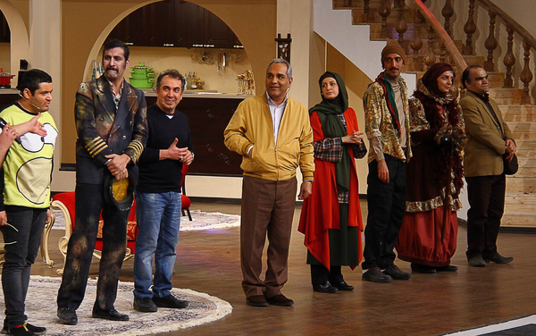 عکس مهران مدیری در برنامه دورهمی