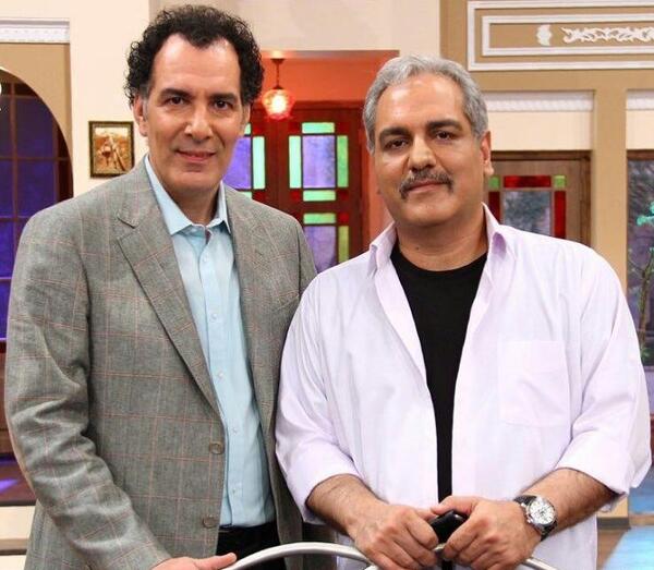 عکس مهران مدیری در برنامه دورهمی