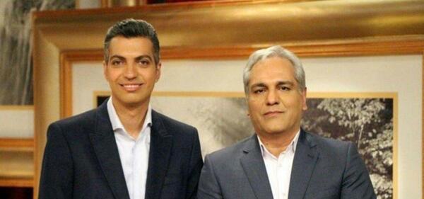 عکس مهران مدیری در برنامه دورهمی