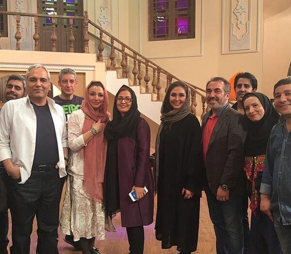 عکس مهران مدیری در برنامه دورهمی