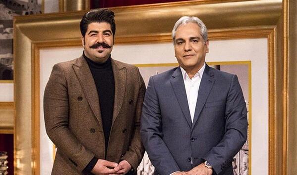 عکس مهران مدیری در برنامه دورهمی