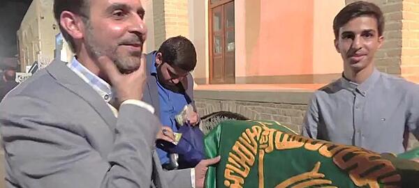 عکس محمد کاسبی با همسرش