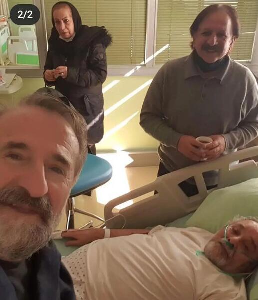 عکس محمد کاسبی با همسرش