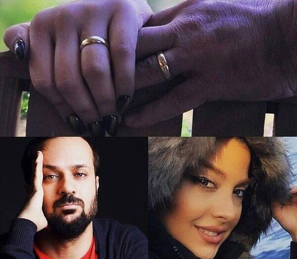 عکس بازیگر احمد مهرانفر و همسرش