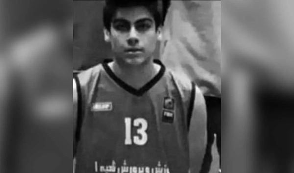 عکس محمد امین کاظمی بسکتبالیست قزوینی