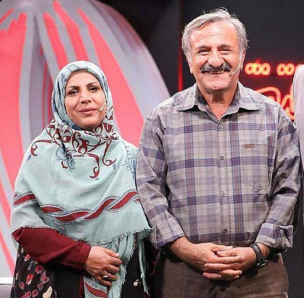 عکس بازیگر مهران رجبی و همسرش