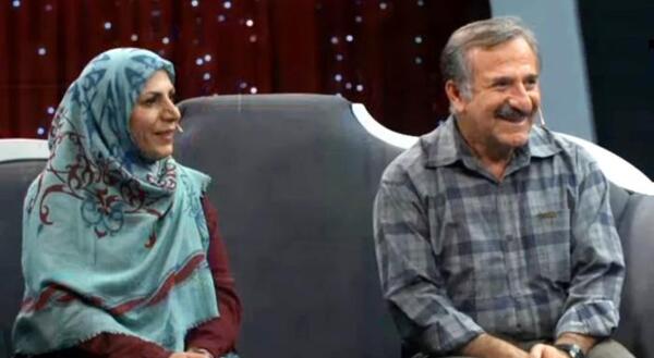 عکس بازیگر مهران رجبی و همسرش