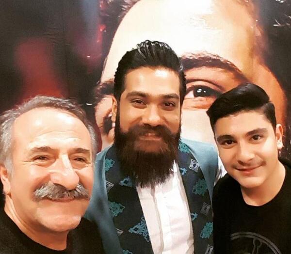 عکس بازیگر مهران رجبی و همسرش
