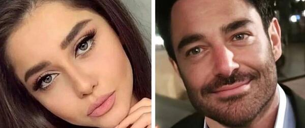 عکس بازیگر محمد رضا گلزار با همسرش