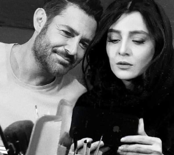 عکس جدید محمد رضا گلزار با همسرش