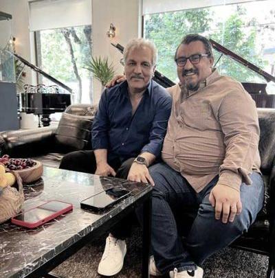 عکس خواننده مهران مدیری