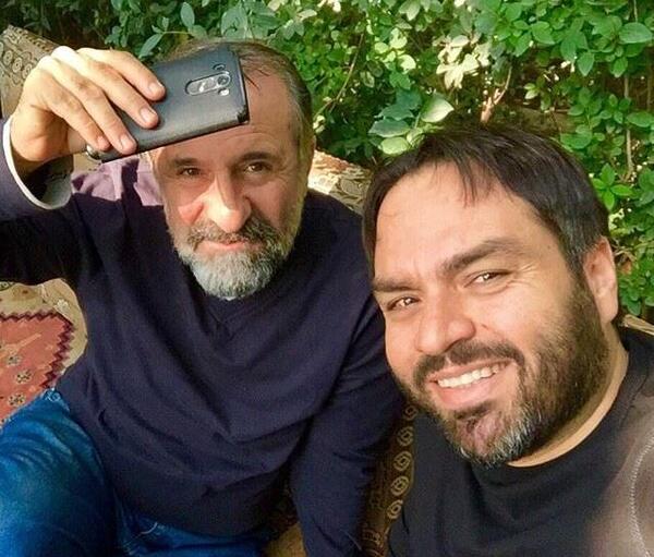 عکس مهران رجبی و خانواده اش