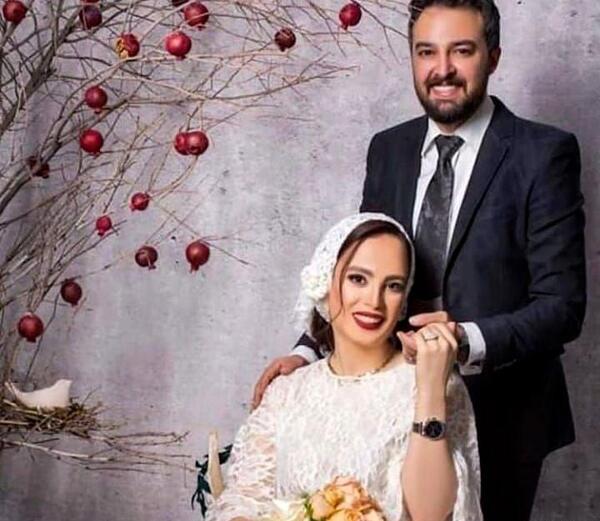 عکس های محمد صادقی با همسرش