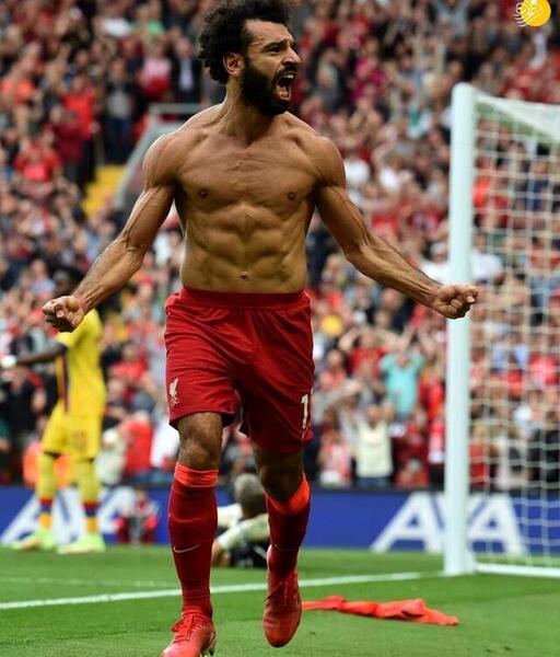 عکس محمد صلاح با همسرش