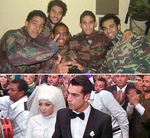 عکس محمد صلاح با همسرش
