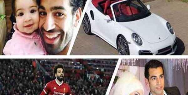 عکس محمد صلاح با همسرش