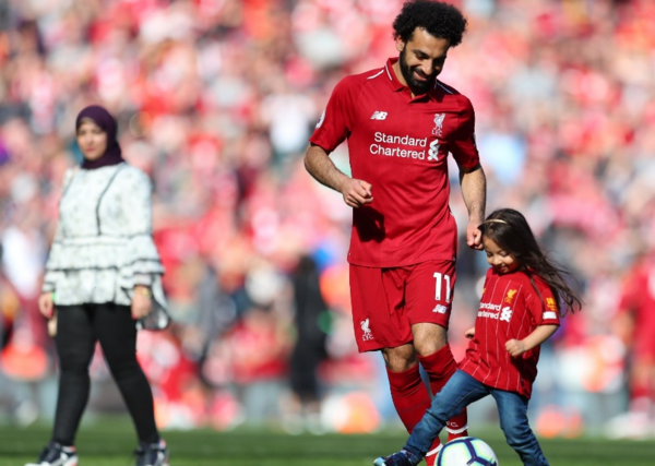 عکس محمد صلاح با همسرش