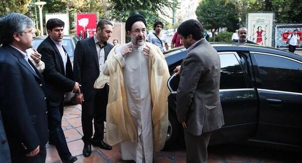 عکس سید محمد خاتمی با کت و شلوار