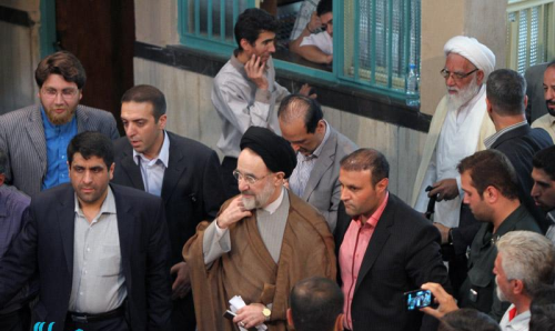 عکس سید محمد خاتمی با کت و شلوار