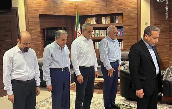 عکس محمد جواد ظریف و پزشکیان