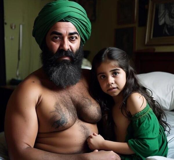 عکس صورت پیامبر محمد