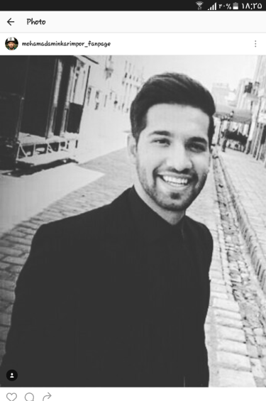 عکس همسر محمد امین کریم پور