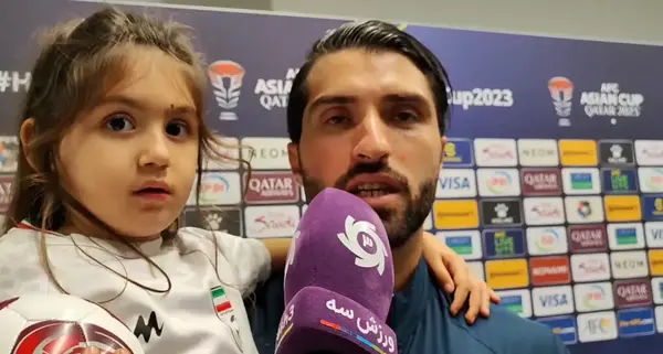 عکس محمد انصاری با همسرش