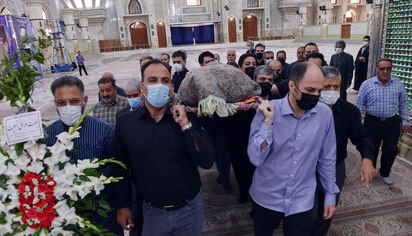 عکس محمد انصاری با همسرش