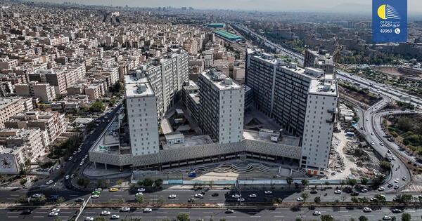 عکس هوایی از اکباتان تهران