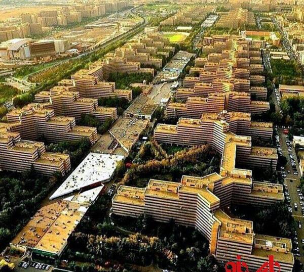 عکس هوایی از اکباتان تهران
