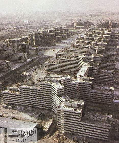 عکس هوایی از اکباتان تهران