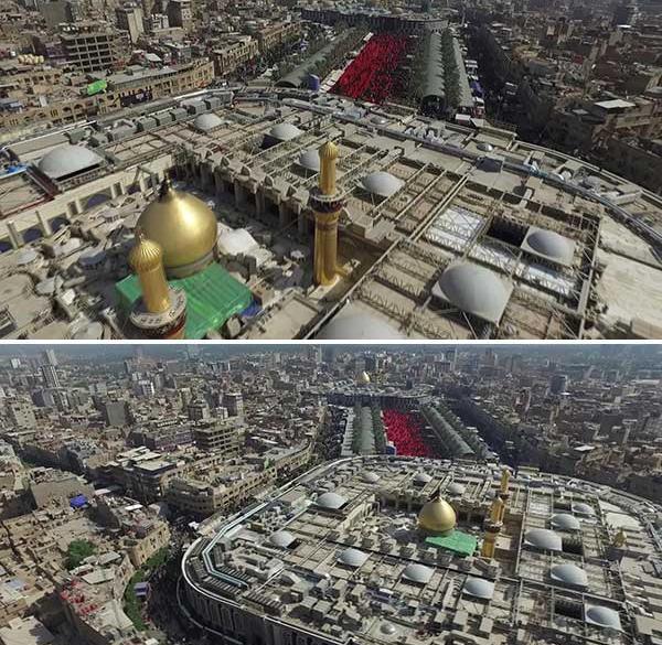 دانلود عکس هوایی کربلا