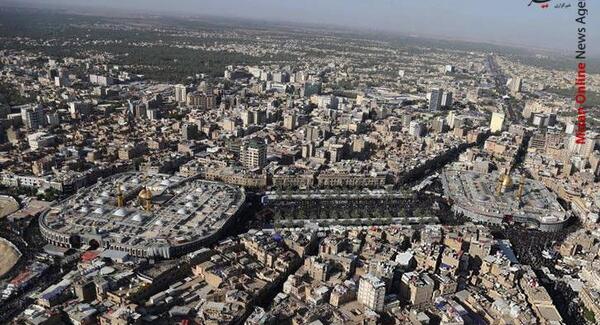 دانلود عکس هوایی کربلا