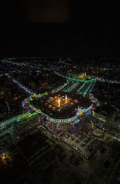 دانلود عکس هوایی کربلا