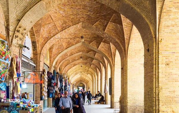 عکس هوایی بازار کرمان