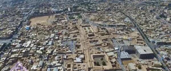 عکس هوایی بازار کرمان