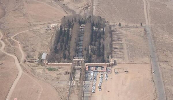 عکس هوایی بازار کرمان