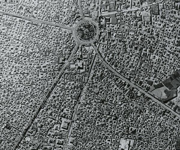 عکس هوایی بازار کرمان