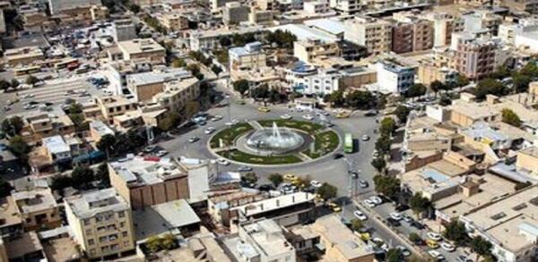 عکس هوایی شهر لردگان