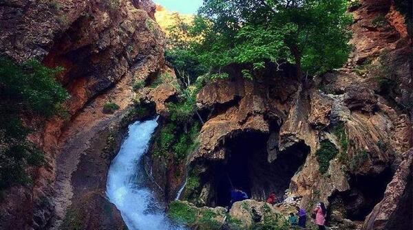 عکس هوایی شهر لردگان