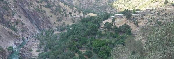 عکس هوایی شهر لردگان