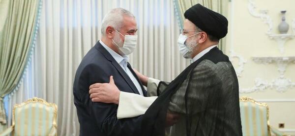 عکس ابراهیم رئیسی با اسماعیل هنیه