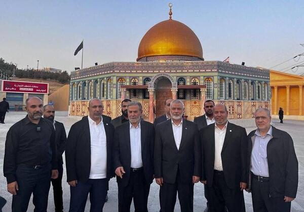عکس ابراهیم رئیسی با اسماعیل هنیه