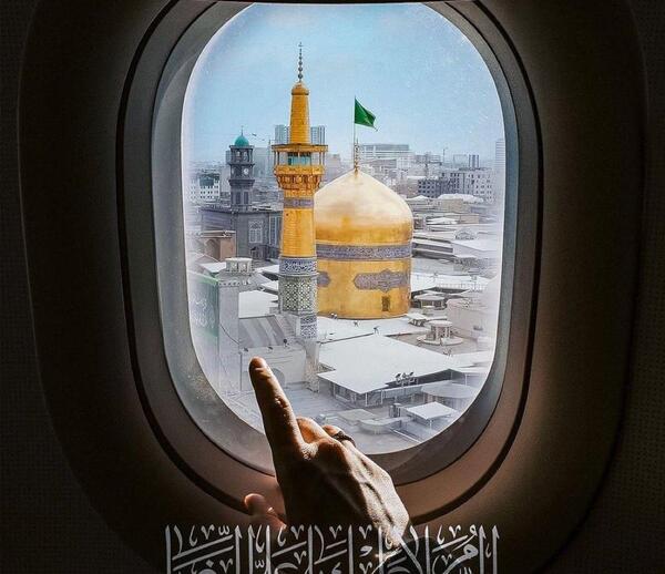عکس ابراهیم رئیسی در حرم امام رضا