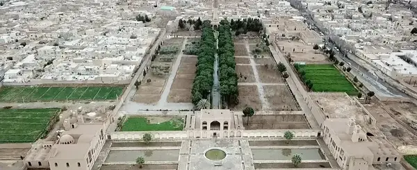 عکس هوایی از یزد
