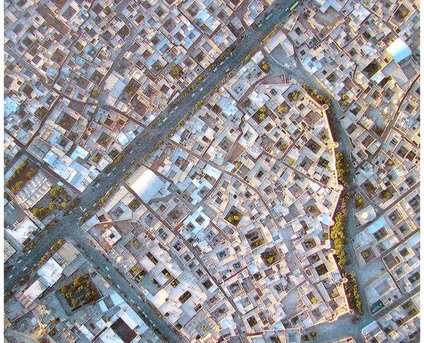 عکس هوایی از یزد